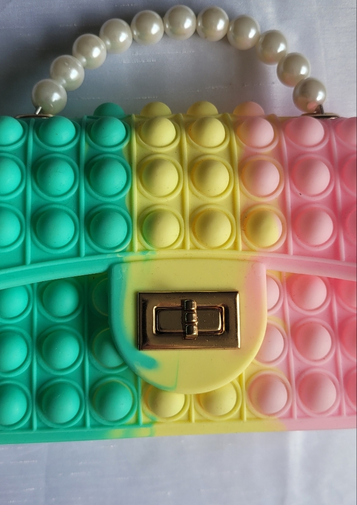 Unlisted Multicolor Pop Bubble Clutch